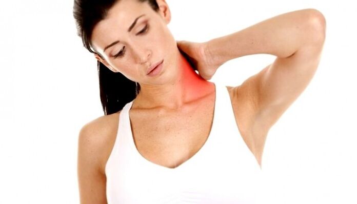 Dor de pescozo por osteocondrose